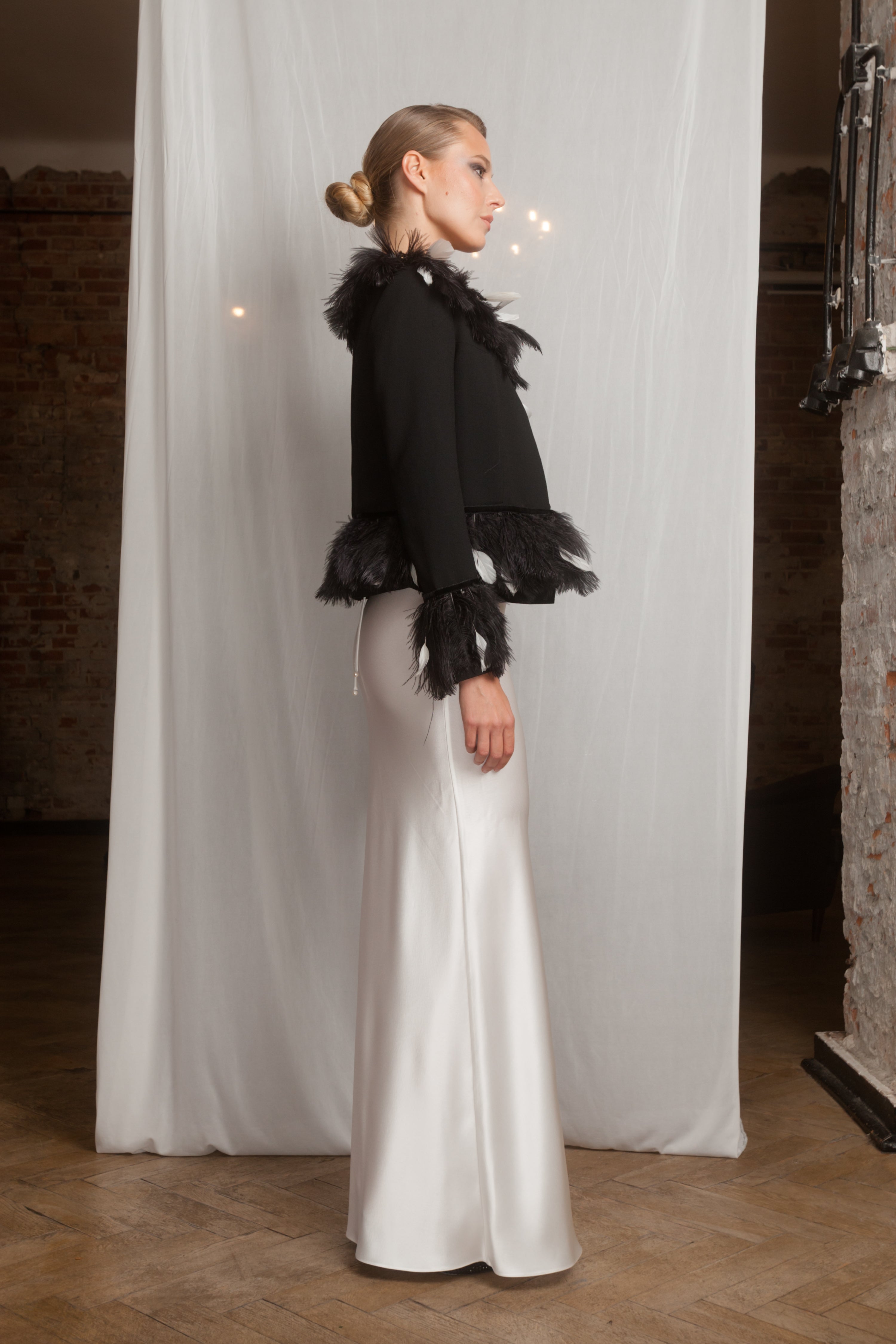 Jacket Natural Feathers